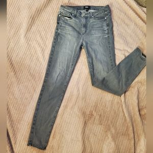PAIGE gray size 28 hoxton ultra skinny jeans
